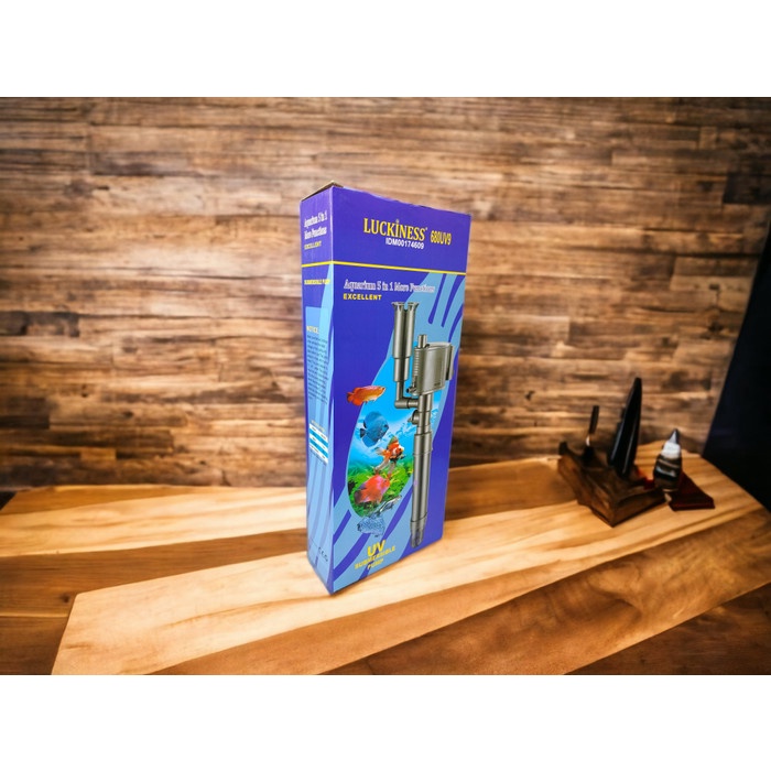 MESIN Lucyness 680 Uv9 Skimmer เครื่องเจาะตู้ปลาพร้อม Uv