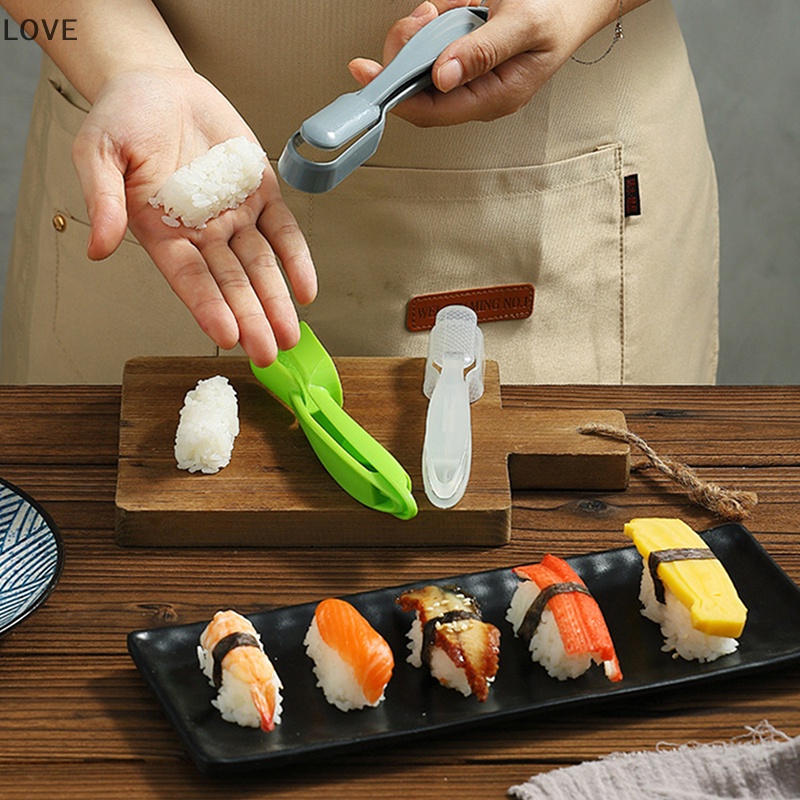 LO ซูชิทํา Mould Onigiri อาหารกลางวันซูชิ Maker ทําเครื่องมือ DIY Bento ข้าวทําง่ายชุดซูชิพลาสติก Gadgets ครัว