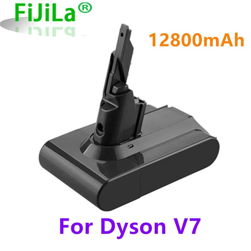 100% Original 12800mAh Li-Ion V7 12.8 Ah Batteries For Dyson V7 Absolute V7 Vacuum Cleaner Replacement Tool Battery