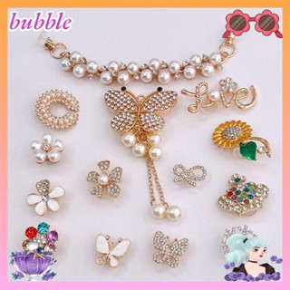 Bubble จี้อัลลอย รูปรองเท้า ถอดออกได้ สําหรับตกแต่งรองเท้า DIY