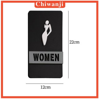 [Chiwanji] ป้ายอะคริลิค 7x4.7 นิ้ว สะดวก ทนทาน สําหรับตกแต่งห้องน้ํา ห้องอาบน้ํา