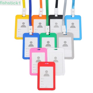 Fishstick1 ซองใส่บัตรประจําตัว โรงเรียน สํานักงาน พร้อมสายคล้อง 1 ชิ้น