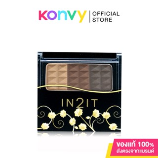 In2It Waterproof Eyebrow Colour 3.5g อินทูอิท เซทแต่งคิ้วพร้อมแปรง กันน้ำ ติดทน.