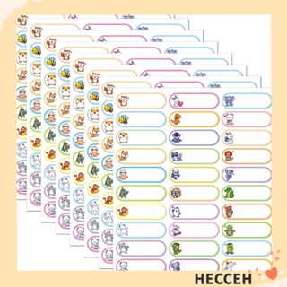 Hecceh สติกเกอร์ฉลากเขียนชื่อได้ กันน้ํา 150 ชิ้น ต่อถุง 2 ถุง