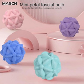 Mason Fascia Ball ผ่อนคลายขานวดกระดูกสันหลังส่วนคอเมอริเดียนโยคะนวดบอล TPE ฟิตเนสบอล