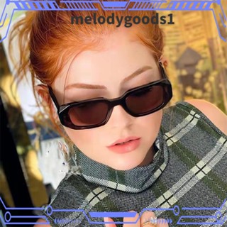 Melodygoods1 แว่นตากันแดด ทรงสี่เหลี่ยมผืนผ้า ป้องกันรังสียูวี ไม่สม่ําเสมอ