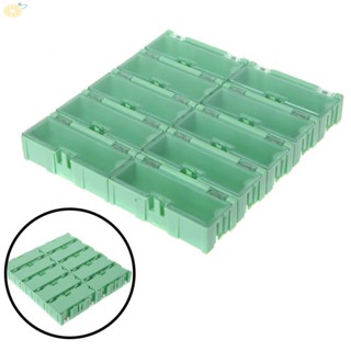 【VARSTR】Multipurpose Electronic Components Organizer 10PCS SMD SMT Storage Case