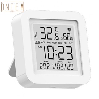 【ONCEMOREAGAIN】Sensor 0°C~60°C 45.8g 65*65*17mm ABS Black White Practical Measurement