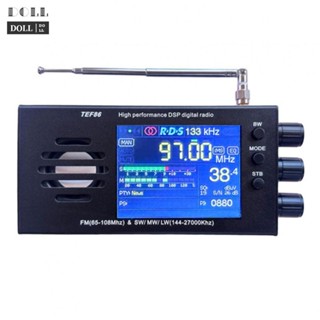 ⭐NEW ⭐TEF6686 FM(65-108Mhz)&amp;SW/MW/LW(144-27000Khz) DSP Radio Receiver With Battery