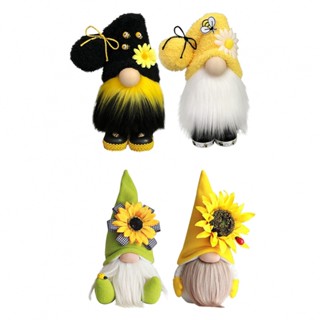 ⚡XMAS⚡Cute Sunflower Design Plush Doll Ornament Swedish Bee Gnome Gonk Tomte