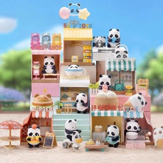 [52TOYS] กล่องฟิกเกอร์ ลายแพนด้า ม้วนอ้วน แนวสตรีท ของขวัญวันเกิด สําหรับตกแต่ง A8TB