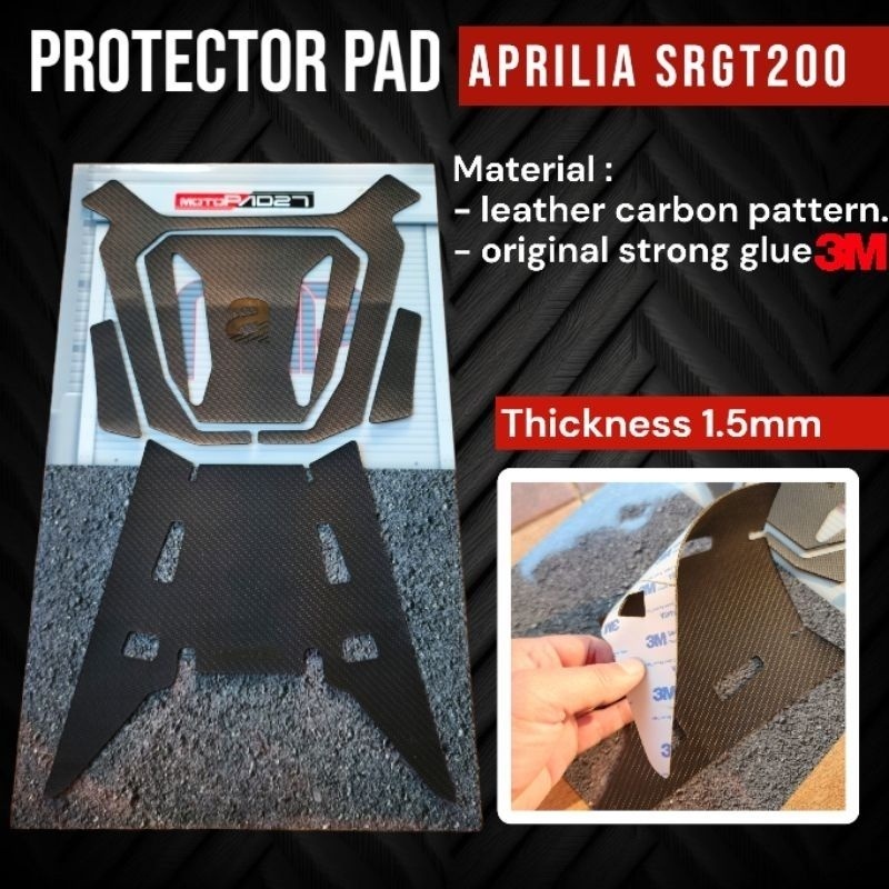 Tankpad Aprilia Sr Gt200 Carbon Protector Pad