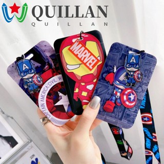 Quillan กระเป๋าใส่บัตรเครดิต ลายการ์ตูนมิกกี้ มินนี่เมาส์ แบบพกพา สําหรับเด็กผู้ชาย