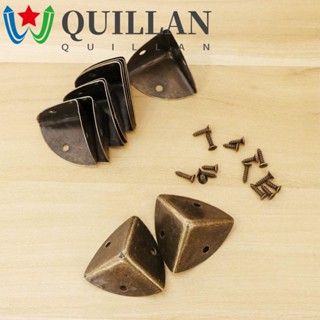 Quillan ตัวป้องกันมุม โลหะ สีบรอนซ์ สําหรับตกแต่งเฟอร์นิเจอร์ เฟอร์นิเจอร์