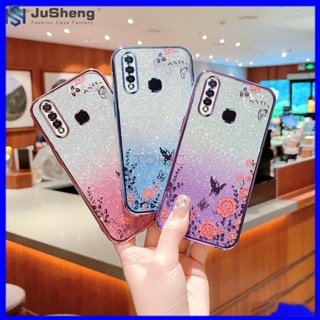 Jusheng เคสโทรศัพท์มือถือ ลายผีเสื้อกระพริบ สําหรับ Vivo Y19 MMHY