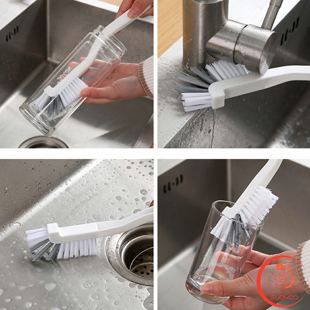 Sudyod ล้างแก้ว แปรงล้างขวด ขวดนม แก้วไวน์  25.5cm  สําหรับทําความสะอาดถ้วยแก้ว brush - รูปที่ 6