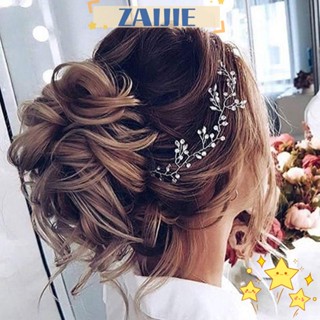 Zaijie24 กิ๊บติดผม ยาว 50 ซม. สีทอง สําหรับเพื่อนเจ้าสาว เพื่อนเจ้าสาว