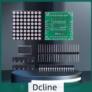 [Dcline.th] Max7219 ชุดโมดูลควบคุมไฟ LED SPI QSPI MICROWIRE MCU สําหรับ Arduino