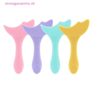 Strongaroetrtu แผ่นแม่แบบซิลิโคน ลายฉลุ สําหรับแต่งหน้า อายแชโดว์ อายไลเนอร์