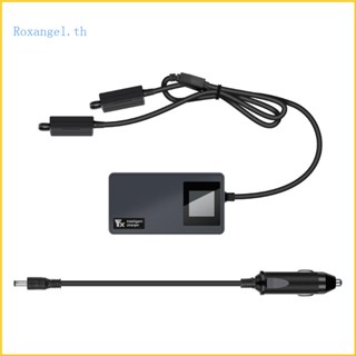 Rox อะแดปเตอร์ที่ชาร์จแบตเตอรี่รถยนต์ พร้อมหน้าจอ LCD USB-A DC5V2A สําหรับ Air 3