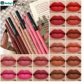 Maxfine18 Color Lip Liner ลิปสติก Dual-use Matte Lip Pen ทนทานแต่งหน้า-ฟรีหญิงเครื่องมือแต่งหน้าความงามปากกา heby1