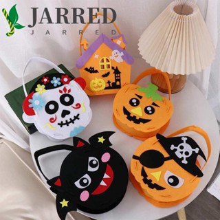 Jarred ถุงขนม ลายการ์ตูนฮาโลวีน DIY สําหรับเด็ก