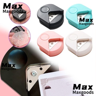 Maxg เครื่องตัดกระดาษ ทรงกลม แบบพกพา DIY