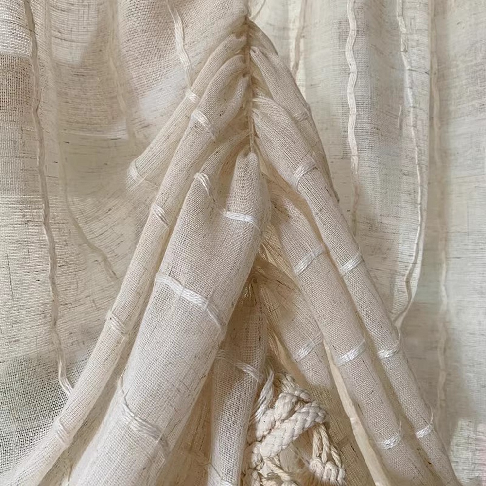 แนะนำ ผ้าม่าน ผ้าม่านผ้าลินินธรรมชาติ แบบแขวน หลายทาง สําหรับหน้าต่าง ลูกโป่ง ราคาพิเศษ มีเก็บเงินปลายทาง