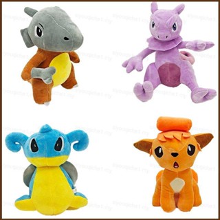 Cool ใหม่ ตุ๊กตา Pokemon Mewtwo Vulpix Lapras Cubone ของเล่น ของขวัญ สําหรับเด็ก ตกแต่งบ้าน เก็บสะสม