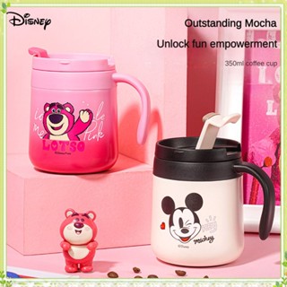 ✨✨youngtime 350ml/420ml Disneyแก้วกาแฟหมีสตรอเบอร์รี่น่ารักมิกกี้เมาส์กระติกน้ำร้อนถ้วยความจุขนาดใหญ่ 304 ถ้วยสูญญากาศสแตนเลสสำหรับเด็กของขวัญyoungtime✨✨