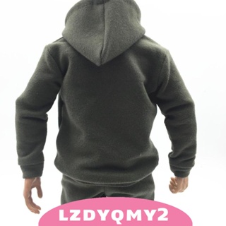 [Lzdyqmy2] เสื้อแจ็กเก็ตกันหนาว มีฮู้ด สเกล 1/6 สําหรับผู้ชาย