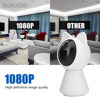 Taurus307 จอภาพแพน/เอียง 1080p HD เครือข่าย IP ไร้สายในร่ม IR กล้องรักษาความปลอดภัยบ้าน