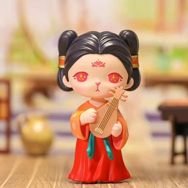 Bunny Hanfu Series Mystery Box Anime Pvc 100% Original Action Figure Collection Model Desktop Ornaments Doll Toys