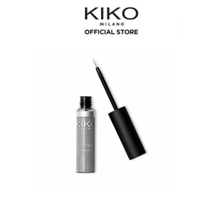 KIKO MILANO Glitter Eyeliner กลิตเตอร์ อายไลเนอร์ (อายไลน์เนอร์, เนื้อเจล, ไฮไลท์ตาวิ้ง, ติดทนนาน, ชนิดน้ำ, หัวพู่กัน)