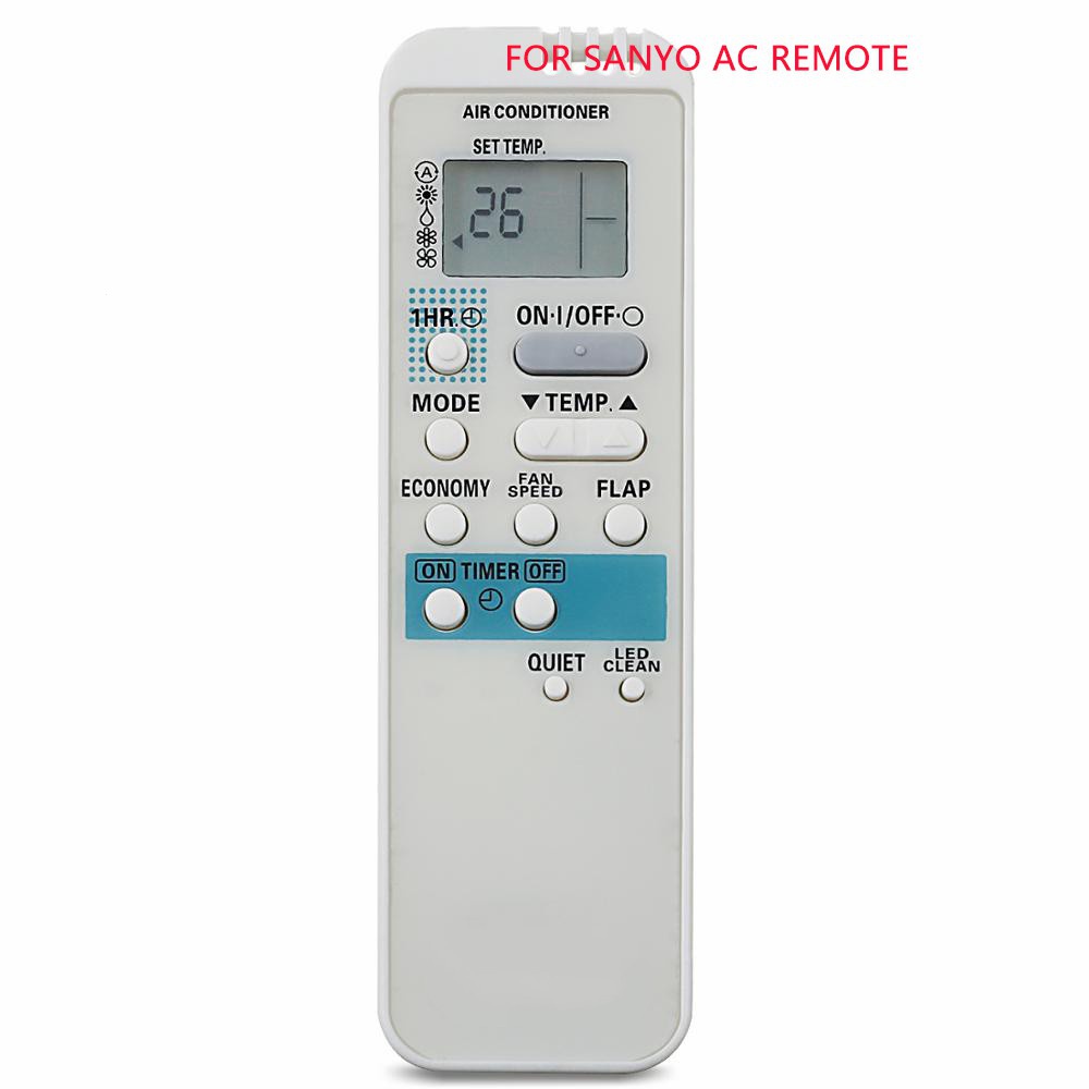 สําหรับ SANYO รีโมท AC ของ RCS-7S2E-G RCS-7HS4E-G RCS-5S2E RCS-5S1E RCS-AX1 RCS-AX3 สําหรับ SANYO AI