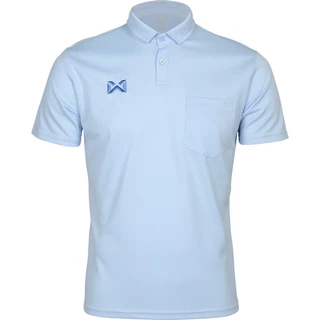 WARRIX รุ่น PIQUE PLUS มีกระเป๋าอกเสื้อ (WA-221PLACL30) เสื้อโปโลวอริกซ์สีล้วน ของแท้100%