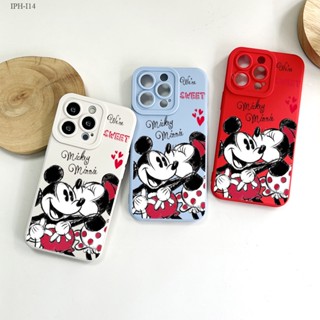 IPhone 14 13 Pro Max Plus เข้ากันได้ เคสไอโฟน สำหรับ Mickey Mouse  เคส เคสโทรศัพท์