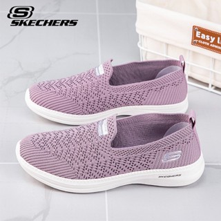 พร้อมส่ง Skechers_ รองเท้าสลิปออนลําลอง น้ําหนักเบาพิเศษ แฟชั่นสําหรับผู้หญิง ไซซ์ 35-41