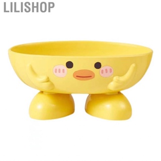 Lilishop Soap Container  Cute Duck Shape Cartoon Box for Shower Room