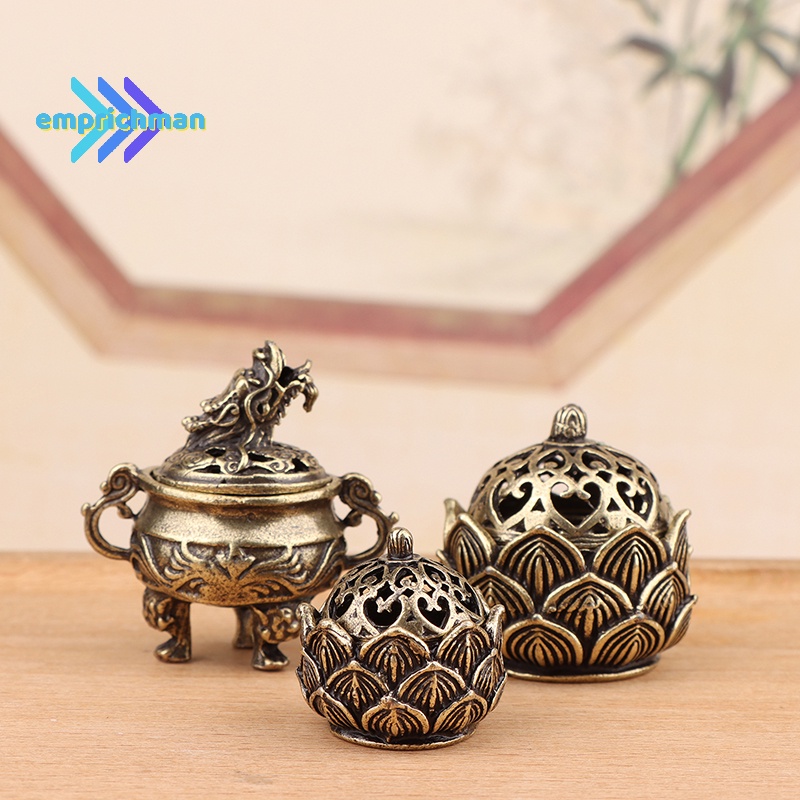 EPMN> Lotus ธูป Burner พุทธศาสนาก๊อกน้ําธูป Stick ผู้ถือรองเท้าแตะ Censer Craft Home Decor เครื่องประดับใหม่