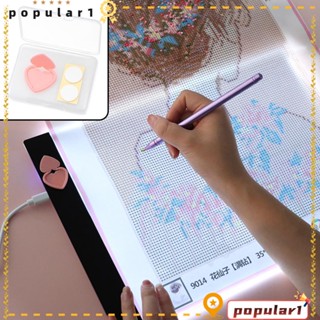 Popular แผ่นบอร์ดสวิตช์ไฟ LED 5D สําหรับวาดภาพปักเพชร