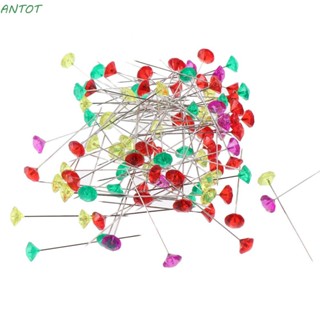 Antot หมุด คริสตัล หัวมุก อะคริลิค หลากสี สําหรับเย็บผ้า