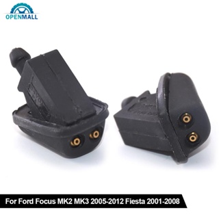 Openmall หัวฉีดสเปรย์ล้างกระจกหน้ารถยนต์ สําหรับ Ford Focus MK2 MK3 2005-2012 Fiesta 2001-2008 R7T3 2 ชิ้น