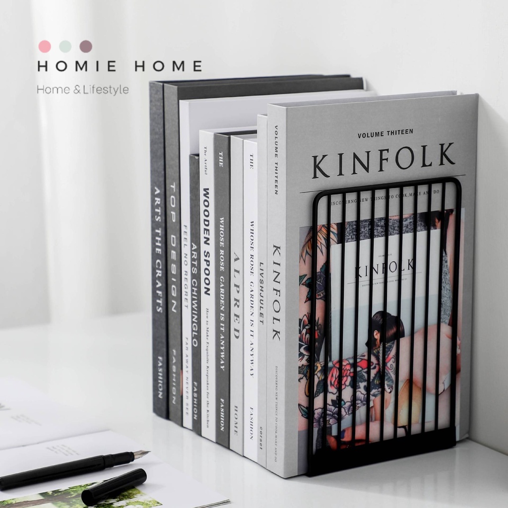 HH-531 ที่คั่นหนังสือ ฉากกั้นหนังสือ วัสดุแข็งแรงมาก ช่วยให้โต๊ะดูเป็นระเบียบ สีขาว ดำ