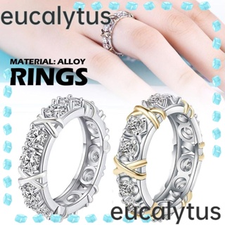 Eucalytus1 แหวนเพชรโมอิส แฟชั่น ยอดนิยม