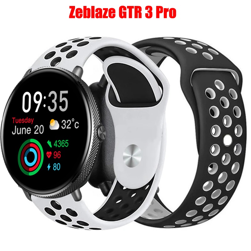 สายนาฬิกาข้อมือซิลิโคน กันน้ํา แบบเปลี่ยน สําหรับ Zeblaze GTR 3 Pro Zeblaze GTR 3 Pro