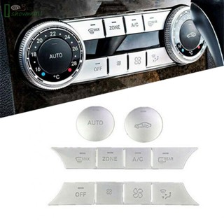 [ISHOWMAL-TH]For Mercedes-Benz Button Cover Sticker ABS Chrome Plastic Button Cover Sticker-New In 9-