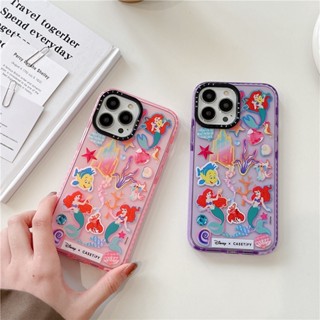 พร้อมส่ง เคสโทรศัพท์มือถือ ซิลิโคนนิ่ม TPU กันกระแทก ลายการ์ตูนเจ้าหญิงนางเงือก แฟชั่น สําหรับ IPhone 15 Pro Max 11 12 13 14 Pro Max