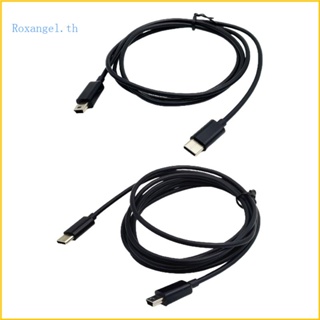 Rox ที่ชาร์จ USB Type C เป็น Mini 5Pin และสายซิงค์ สําหรับเดินทาง