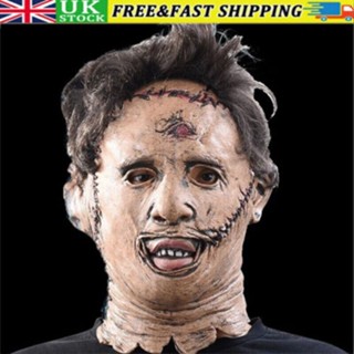 Texas Chainsaw Massacre Mask Cosplay Costume Props High Quality Latex Terror Mask Horror Helmet Halloween Carnival Party